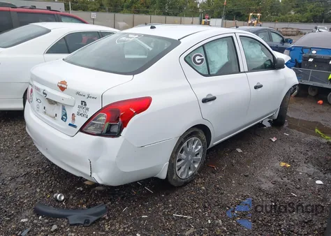 2014 Nissan Versa 1.6 S from USA, damaged, VIN 3N1CN7AP7EL868657